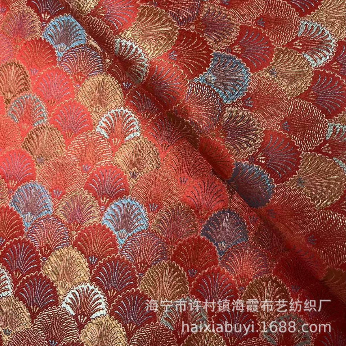 Синяя ткань, Ханьфу, 1 м, brocade