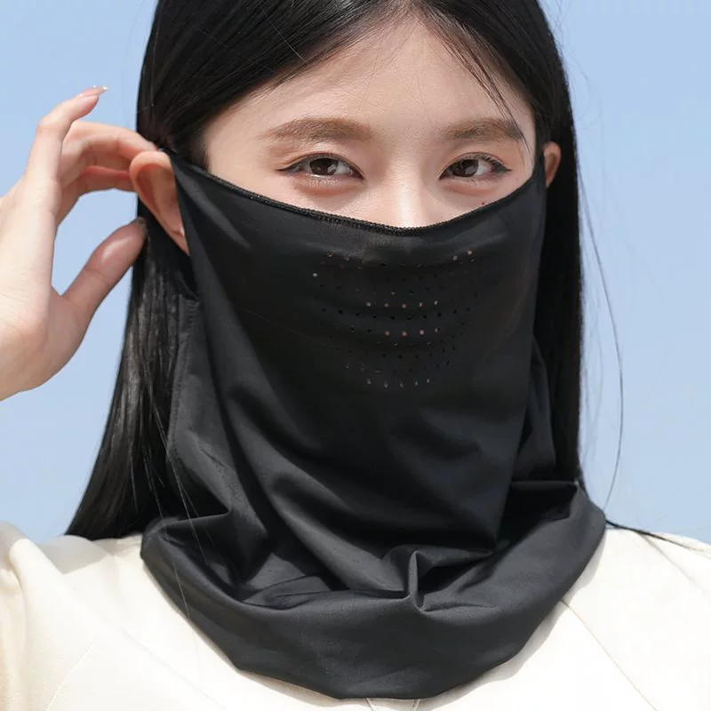 Silk mask, summer travel sports climbing scarf, sun protection, new collection