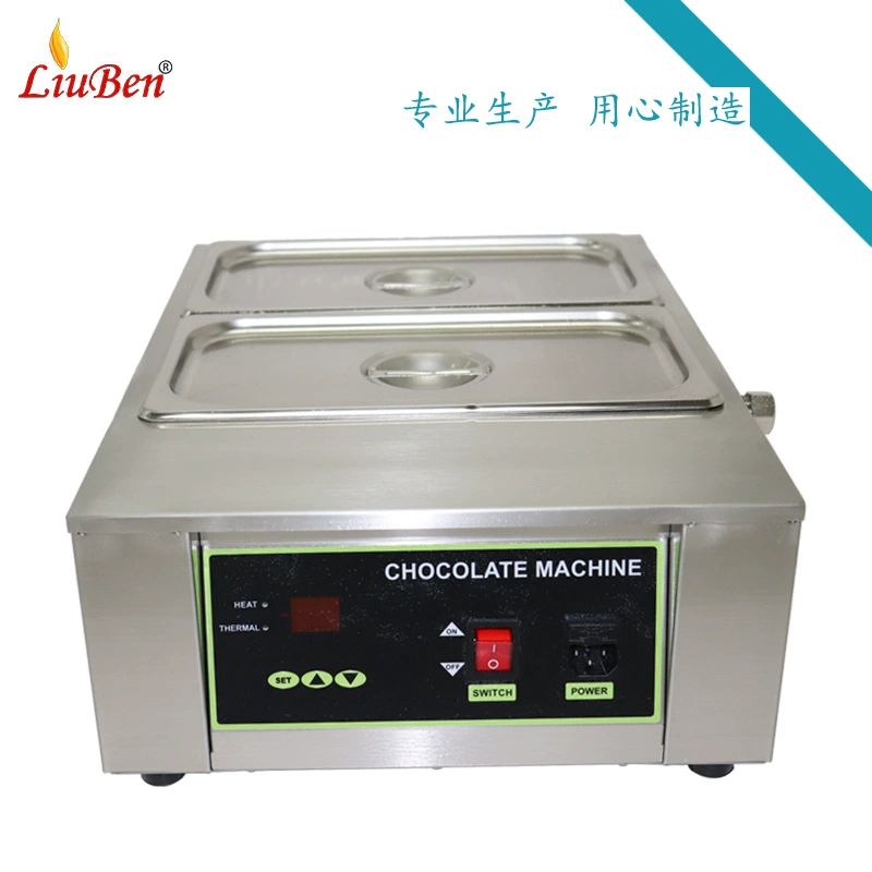 Электронный контроль температуры большой емкости для плавления шоколада электромеханический горячий плавильный котел автоматическая машина для сохранения тепла
