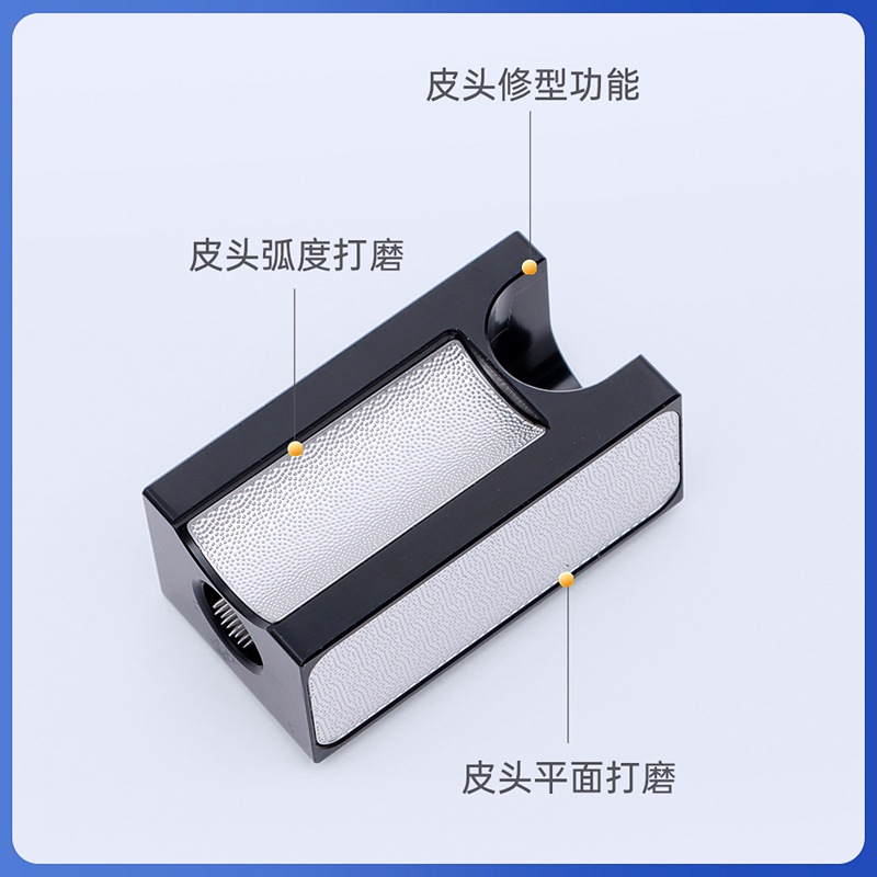 8-en-1 multifuncional varilla de billar Dispositivo de reparación de cabeza de cuero Dispositivo de reparación de varilla de billar herramienta de billar suministros Accesorios