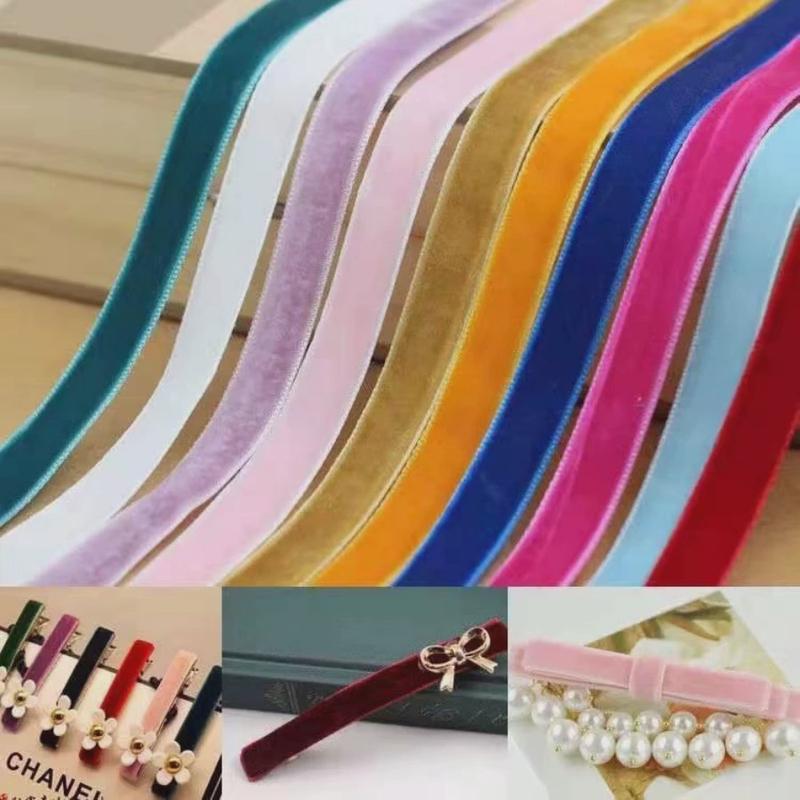 Cinta de Terciopelo de 6-38 mm para Decoración de Bodas y Fiestas, Regalo Hecho a Mano