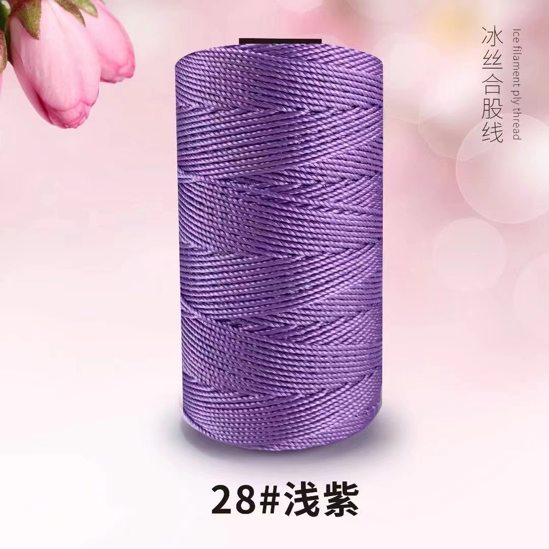 Hilo para Crochet de 3 Hebras de Nylon para Tejido a Mano