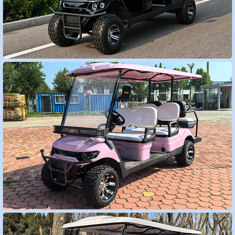 Electric Sightseeing Vehicles for Tourist Attractions, Real Estate Viewing Vehicles, Property Patrol Shuttles, Foreign Trade Cross-Border Golf Carts
