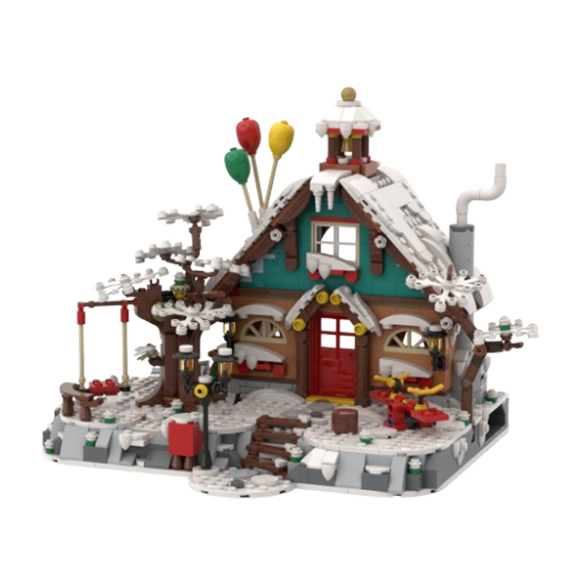 Castle Building Block Diy Model For Children Small Particle Set_voghion.com