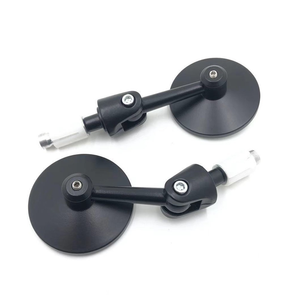 Rearview Mirror Rearview Mirror Round Folding Car Reflector Retro Motorcycle Modified Handlebar Adjustment Aluminum Alloy