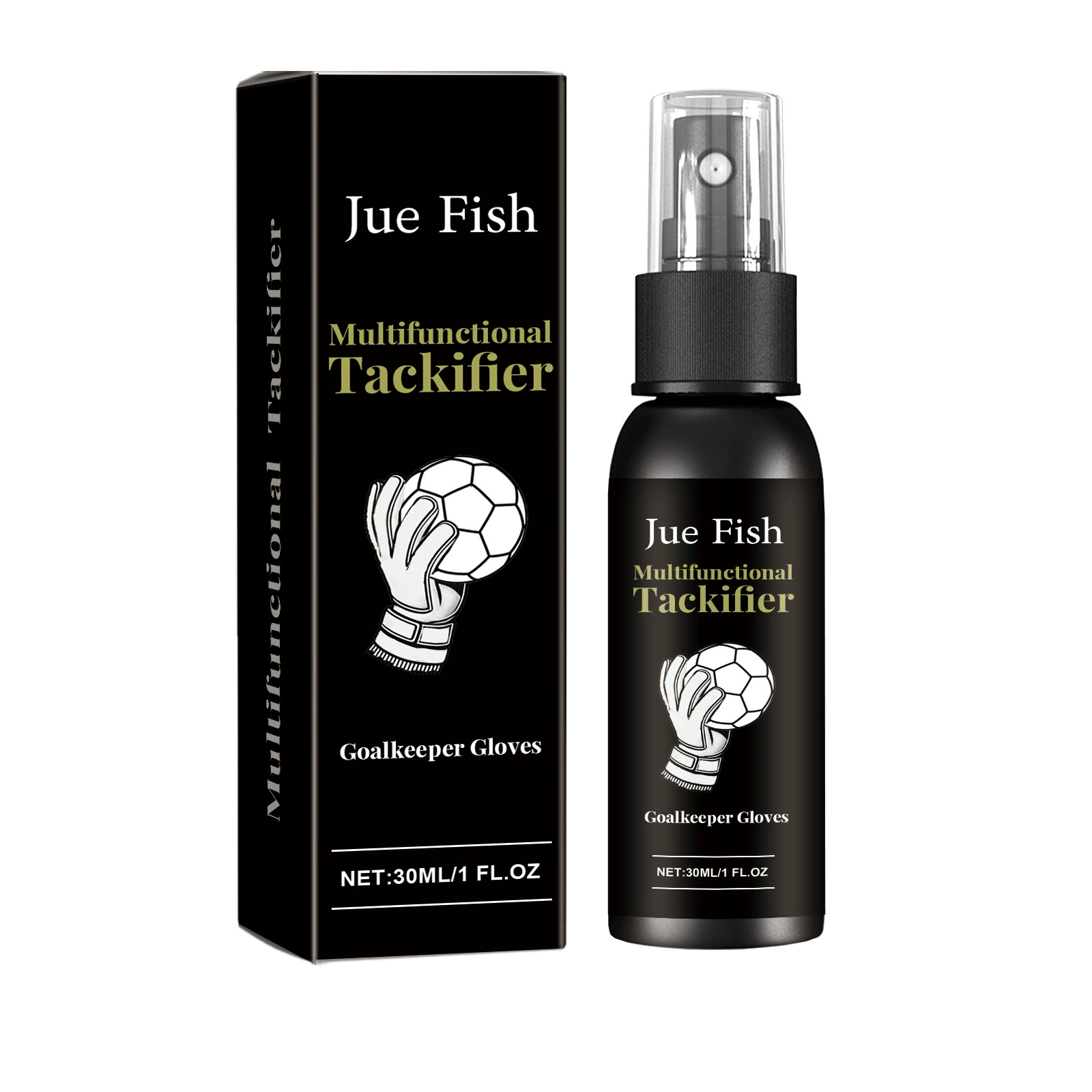 Jue Fish Вратарь, перчатки, спрей, клей