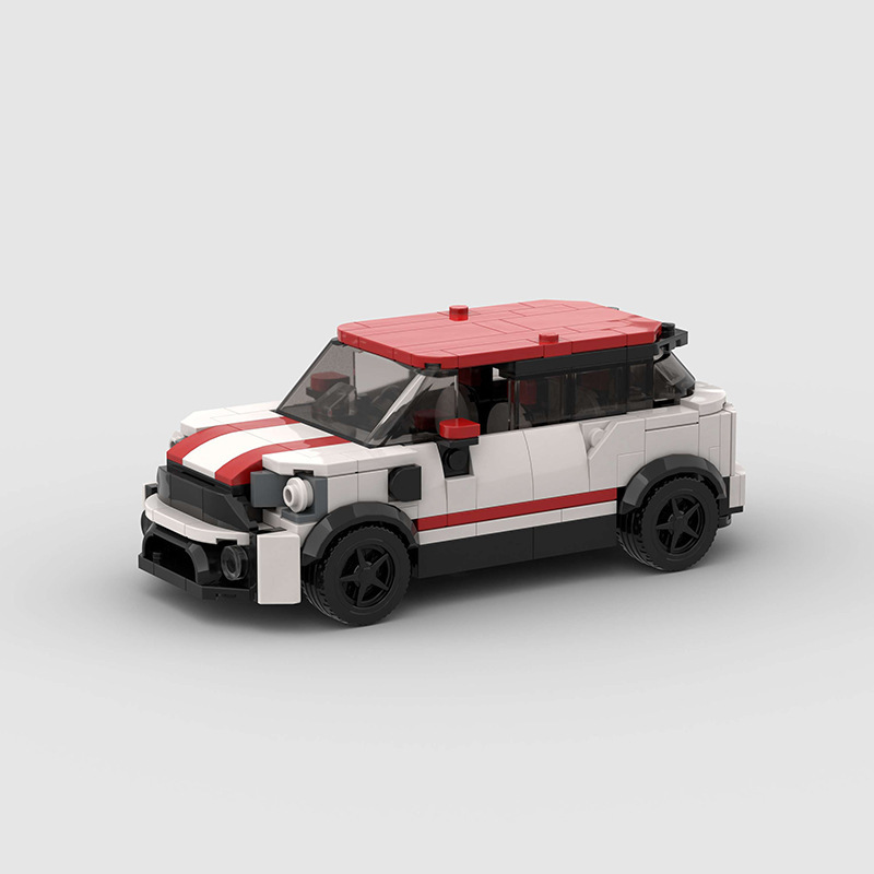 Mini cooper Racing Sports Car Compatible with Lego moc Small Particle Assembled Children's Building Blocks Toys Cross-border Wholesale Mini cooper Racing Sports Car Compatible with Lego moc Small Particle Assembled Children's Building Blocks Toys Cross-border Wholesale