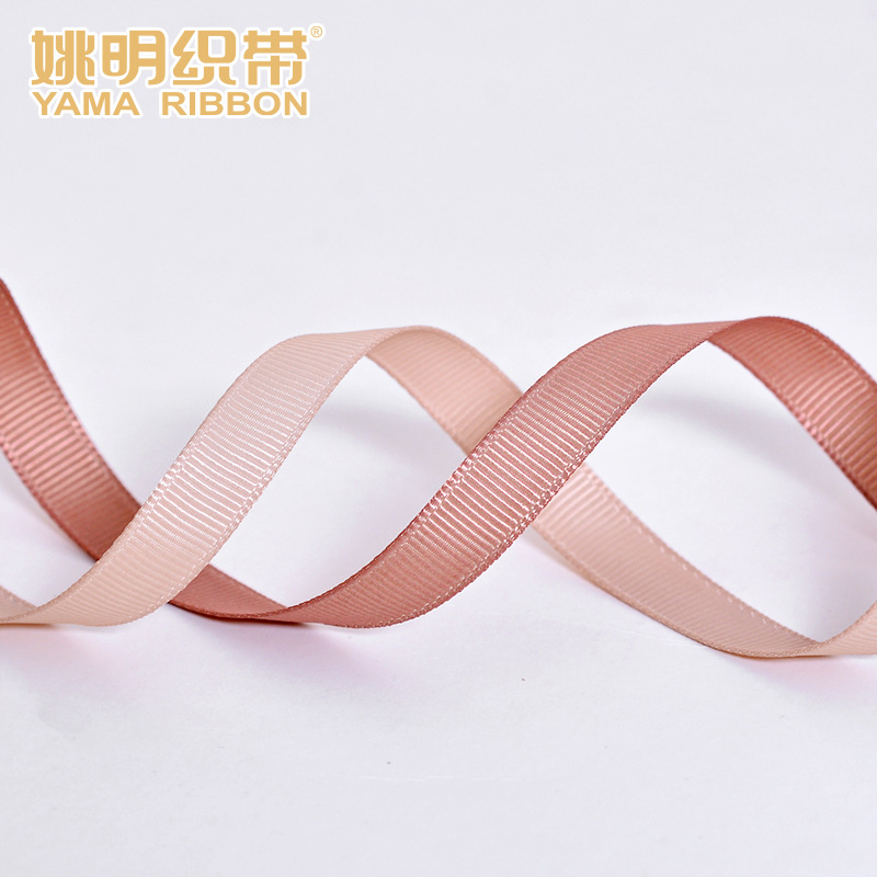 Cinta acanalada de color sólido de 0.9CM, pinza para el pelo, accesorio para el cabello, accesorios para prendas de vestir, serie color champán en stock, cinta acanalada de 3 puntos Yao Ming.
