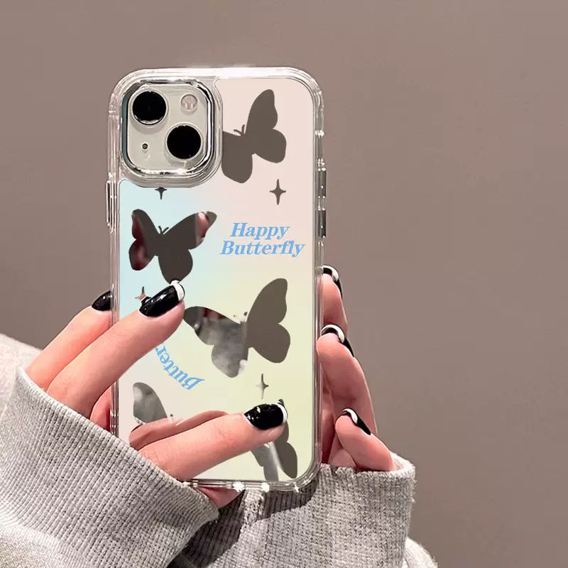 Aппле, совместимый чехол для телефона, iPhone13 Pro, iPhone 12, градиент, зеркальный эффект, iphone