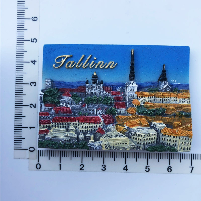Креативные магниты-приколы по городам мира, памятные декоративные магниты, магниты на холодильник, трехмерные пейзажи, ручная роспись