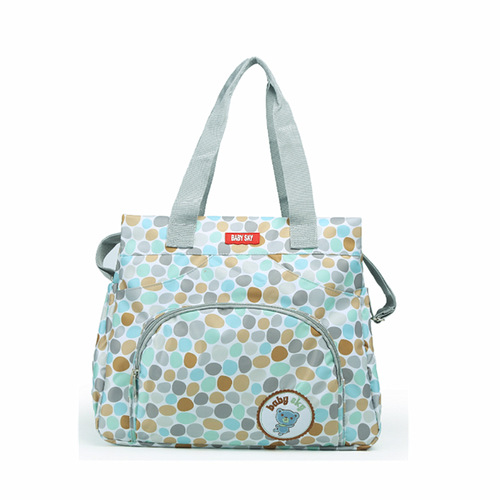 New European and American fashionable printed high-quality mommy bag, one-shoulder diagonal multi-functional large-capacity mother and baby diaper bag