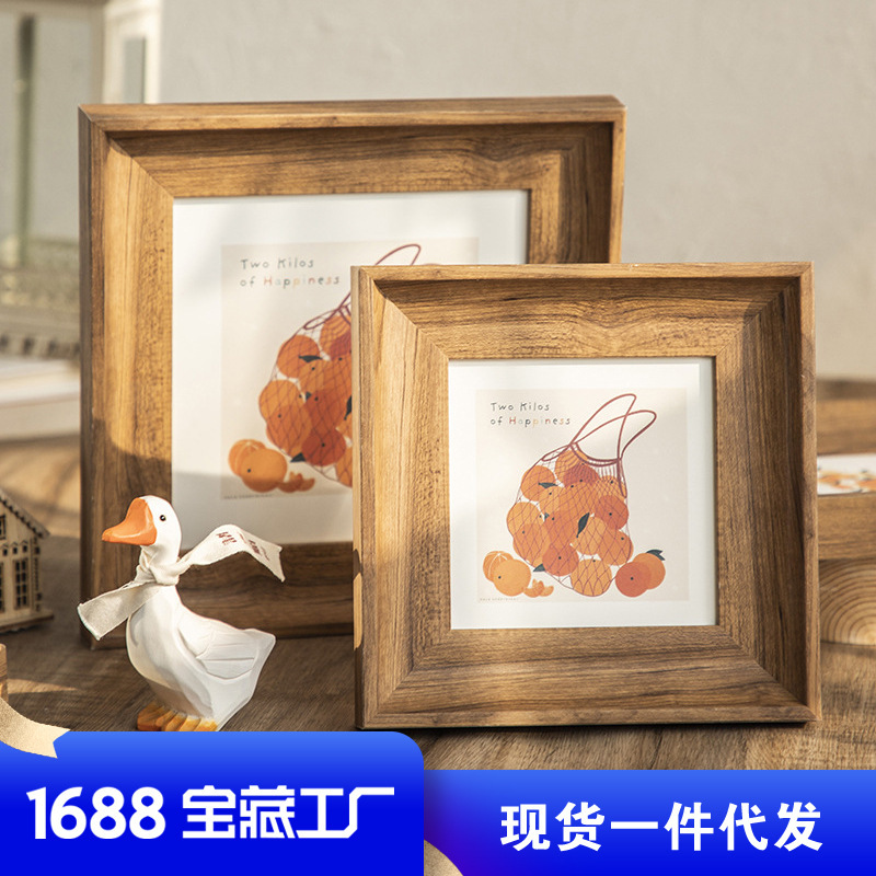 Simple square photo frame decoration 6-inch 7-inch 8-inch 10-inch photo frame photo frame photo frame wall hanging