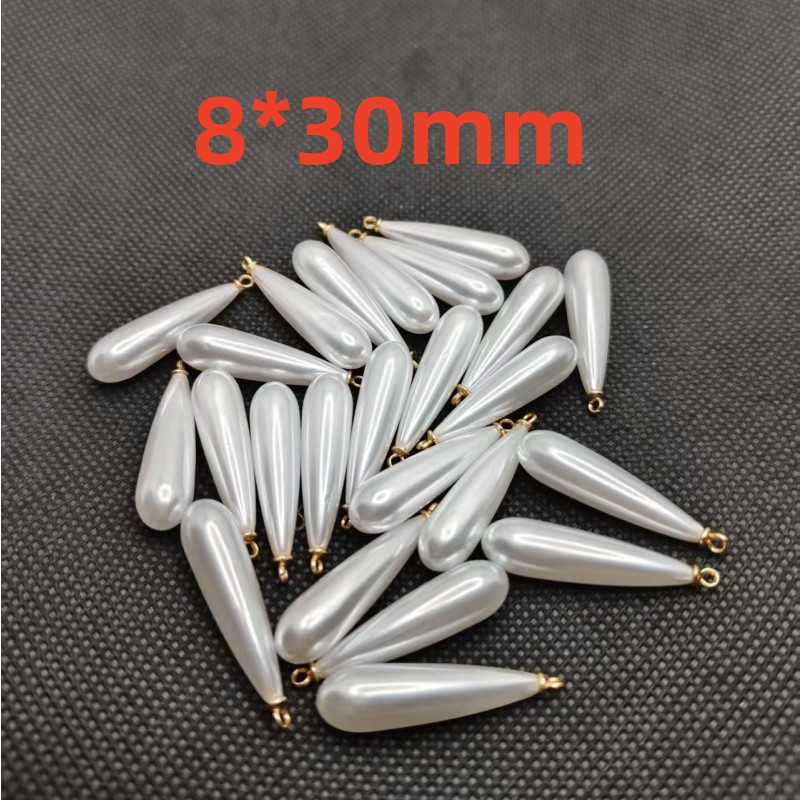 ハイライトは真珠の水滴のペンダントの流行のネックレスのイヤリングの部品をまねます。