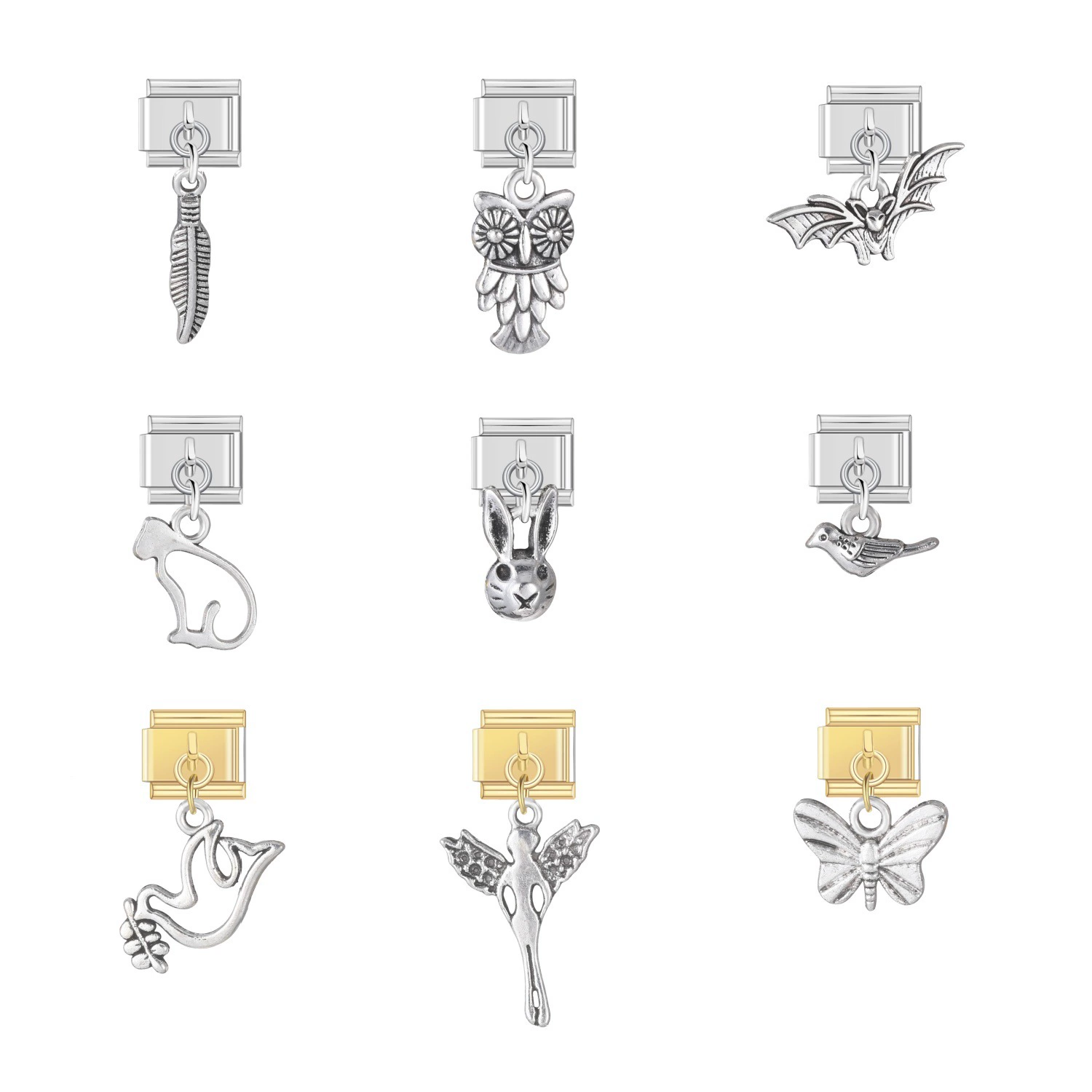 Трансграничный взрыв Итальянский модуль Хэллоуин Браслет съемный бесплатно с DIY кулон подарок