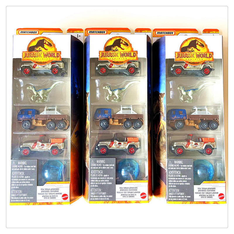 MATCHBOX MATCHBOX Mattel Jurassic World Movie Same Alloy Car 5 FMX40