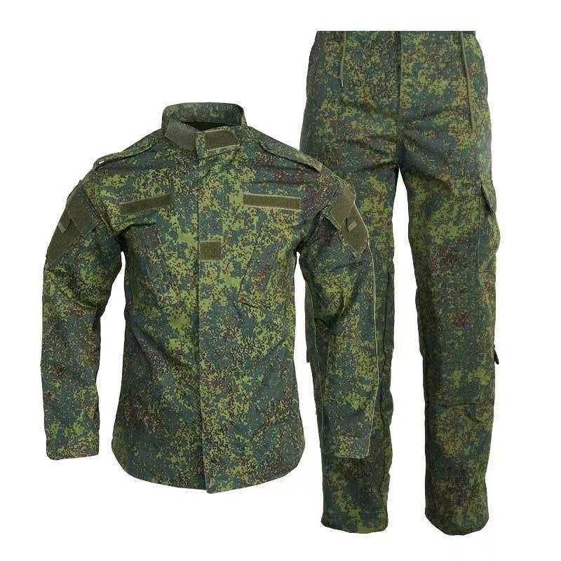 Trajes de camuflaje negros transfronterizos para hombres al aire libre tácticos trajes de entrenamiento resistentes al desgaste herramientas primavera y otoño fabricantes al por mayor
