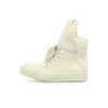 Inverted triangle pure white shoelaces
