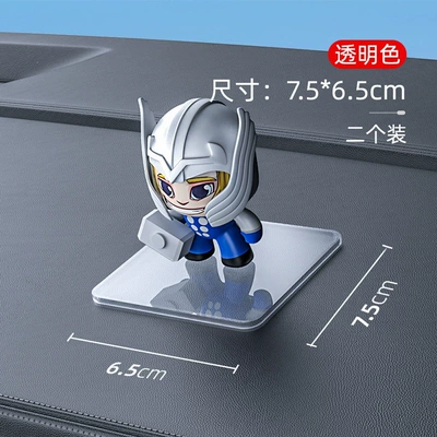 dashboard mat, high-temperature | Anti-slip mat - transparentsquare-7565cm2-pack-nano-anti-slip-mat