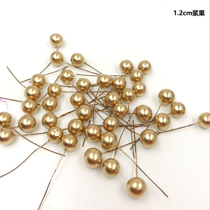 1.2cm fruit golden (500 pieces)
