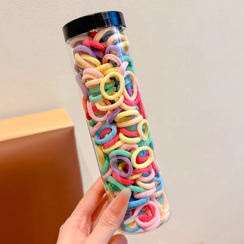 Cola de caballo para niños, lazo para el cabello para el pulgar, banda de goma alta elástica y duradera, el bebé no daña el cabello, cuerda para el cabello, menos cabello, cuerda para el cabello, accesorios para el cabello