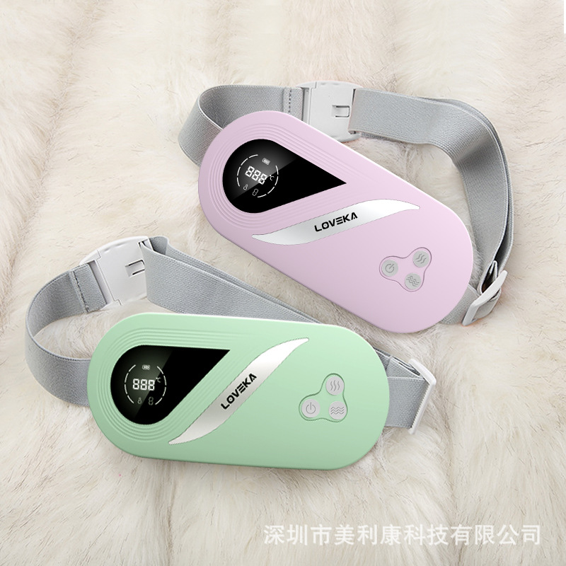 cinturón abdominal caliente masaje menstrual compresión caliente cinturón abdominal caliente cinturón abdominal calentamiento cinturón de masaje menstrual