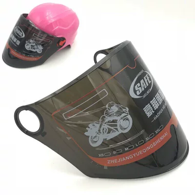 motorcycle helmet lenses, sun protection, Dəbilqə (Kaska) aksesuarları - 32-aperture-sun-protection-lenses-long-tea-color