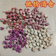 低价清仓云南产地干花批发原色迷你花头diy千日紫红巧梅花卉diy