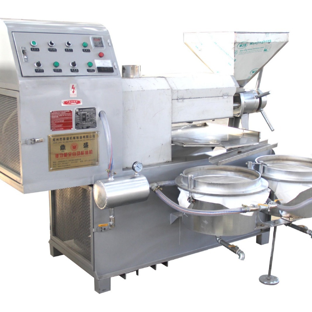 150型全自动多功能大型商用螺旋榨油机，油料处理量大豆油