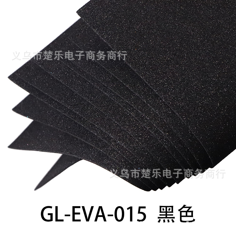 A4/A3/50x70 fábrica al por mayor Eva oro polvo esponja papel 2mm kindergarten DIY papel hecho a mano sin pegamento