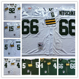 [Green Bay Packers] Cross-border American Rugby Suit Hall of Fame 92 #5#15#66#MN Retro Edition Ball