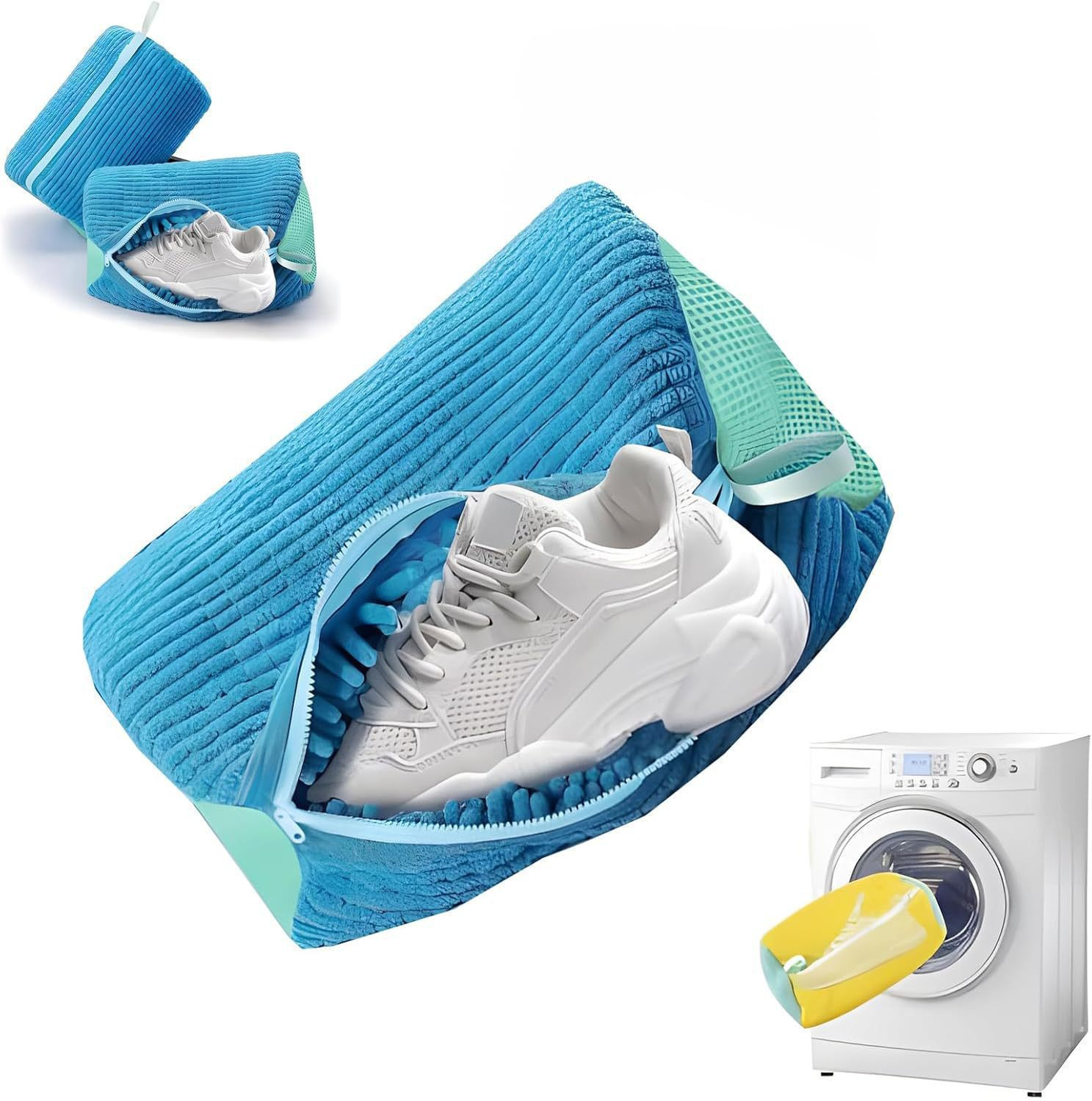 Shoe Washing Bag Laundry Protector Mesh Bag Machine Wash Shoes Care Bag Household Lazy Shoe Washing Bag Anti-deformation