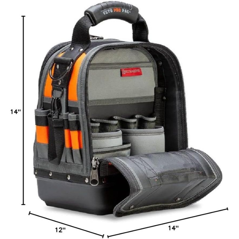 El nuevo paquete multifuncional de gran capacidad en stock con cremallera múltiple y diseño de compartimientos para un almacenamiento conveniente y duradero.