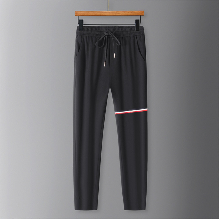 Tommy Hilfiger Summer New High-End Light Luxury Casual Pants Men's Sports Sweatpants Embroidered Elastic Waist Straight Long Pants Tommy Hilfiger Summer New High-End Light Luxury Casual Pants Men's Sports Sweatpants Embroidered Elastic Waist Straight Long Pants