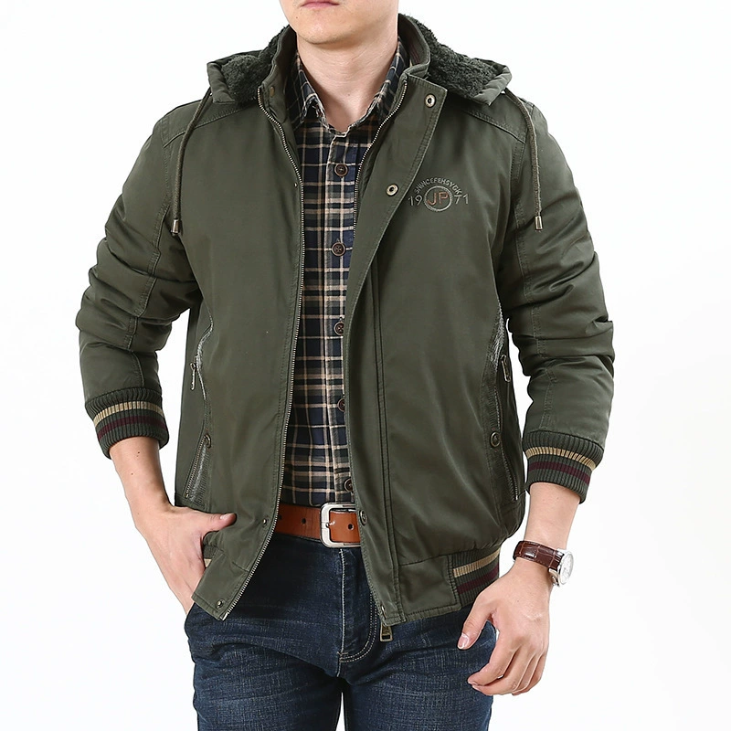 8653 # пальто с хлопковой подкладкой, мужское зимнее свободное повседневное пальто средней длины больших размеров с хлопковой подкладкой, Толстая теплая куртка с хлопковой подкладкой на флисовой подкладке