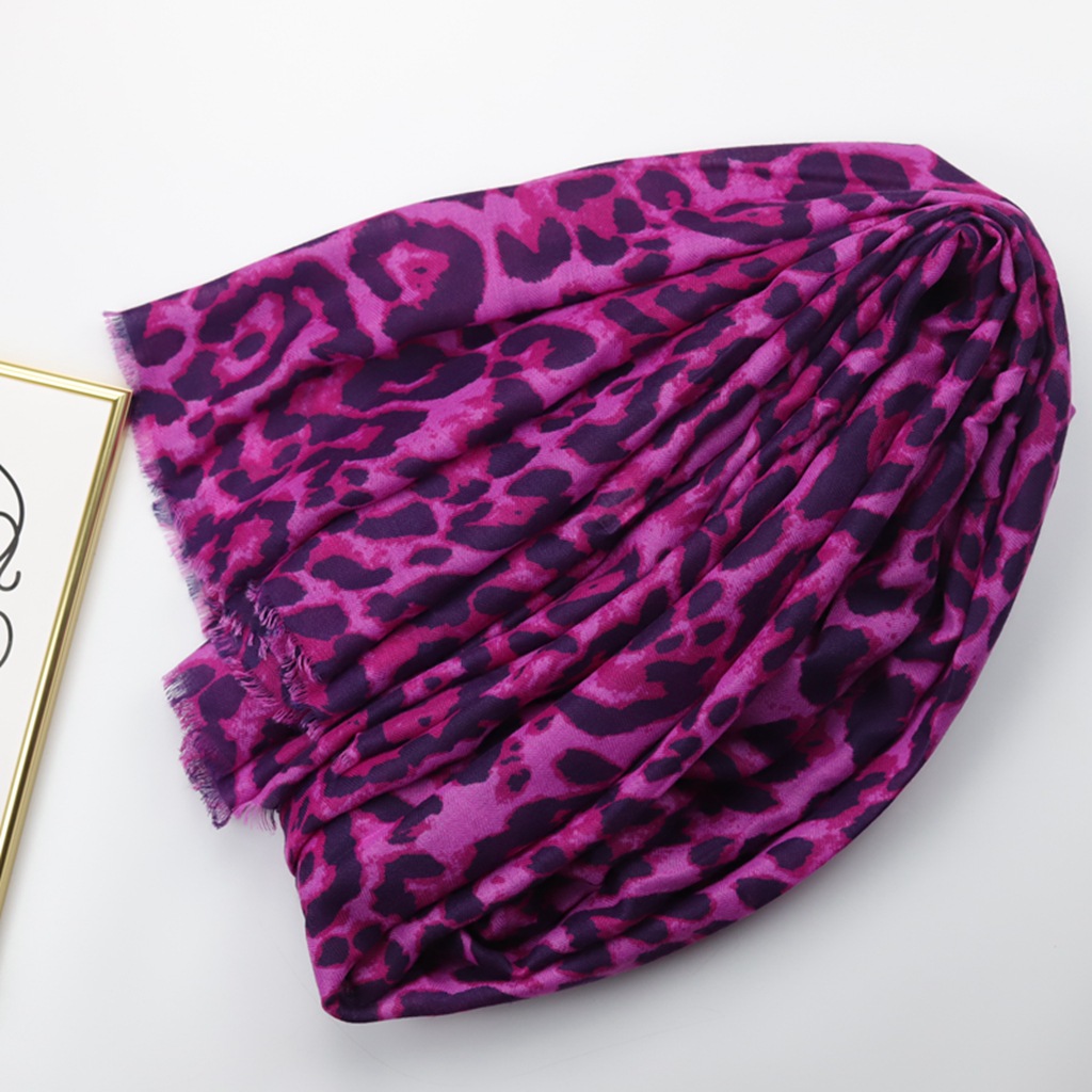 Factory sold full version leopard print silk with herringbone pattern, good hand feel, women's long scarf, spring and_voghion.com