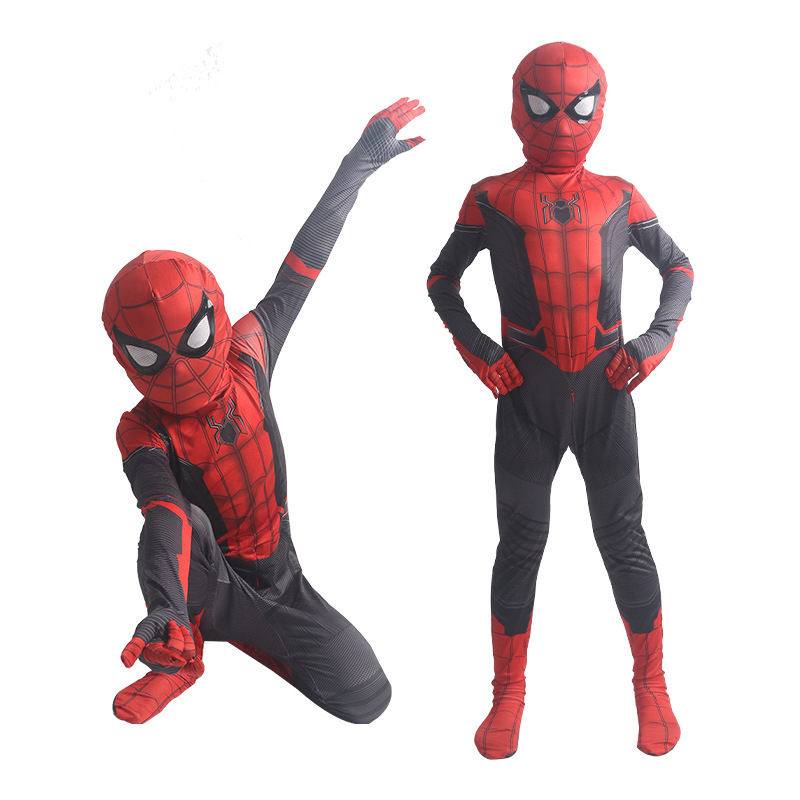 蜘蛛紧身侠远征衣服超凡连体衣儿童万圣节服装钢铁迈尔斯服装格温|undefined