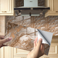 DLS046 亞馬遜仿大理石紋路瓷磚貼加厚覆水晶膜裝飾翻新牆貼牆紙