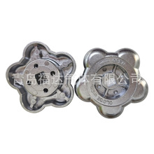 跨境外贸热销阀门手轮配件加厚铝制氧气氩气二氧化碳钢瓶8方阀门