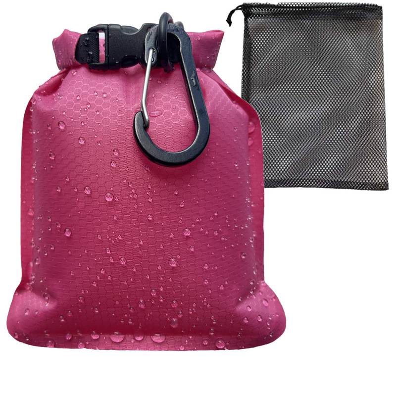 로즈 레드 + 블랙 메쉬 + 블랙 버클