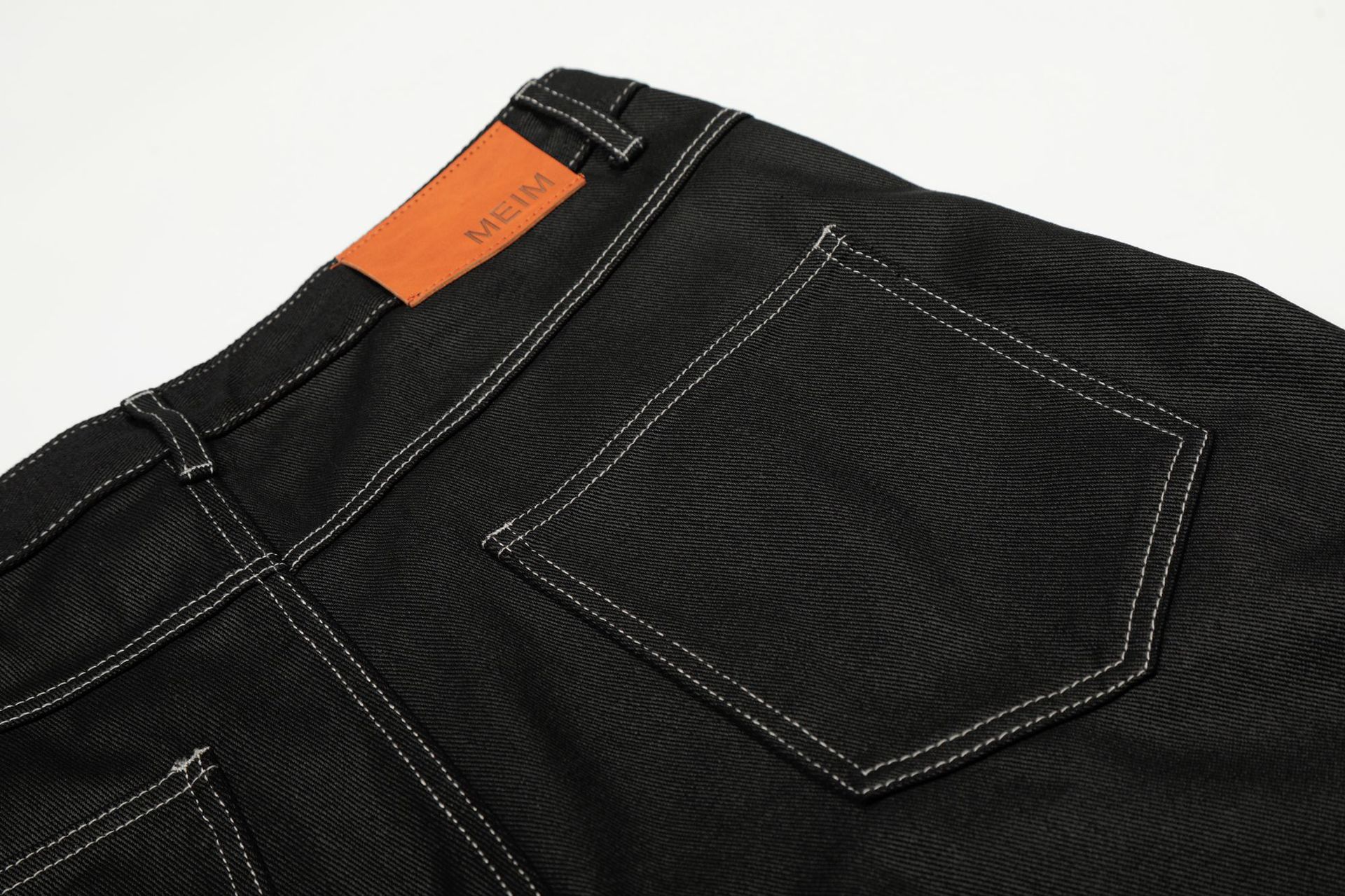 Men's Retro High Street Distressed Print Loose Fit Denim Jeans Vintage Washed Straight Leg Comfortable Cotton Blend Casual Pants_mkmklike.com