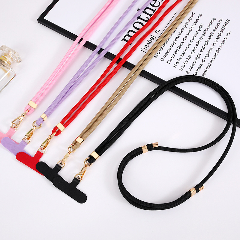 New Mobile Phone Lanyard Crossbody Chain Carrying Shoulder Bag Hanging Accessories Adjustable Nylon Lanyard Hanging Accessories Anti-losing Lanyard