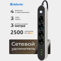 Внешнеторговый экспорт Россия Европейский стандарт розетка 4 отверстия с USB зарядка удлинитель домашний офис умная сеть