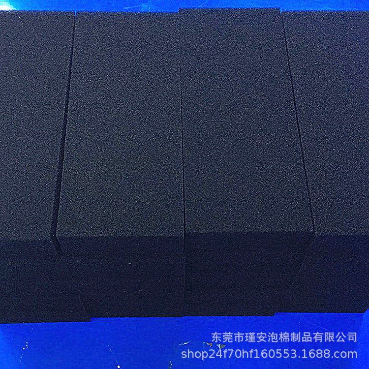 厂家批发黑色彩色细孔60ppi聚氨酯过滤绵片材 除污防尘水质净化棉