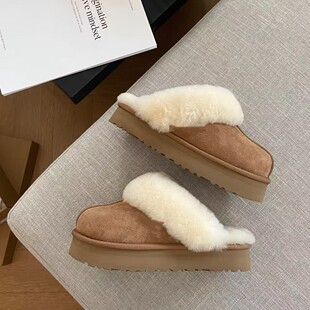 ����ɣ��ѩ��ѥ��ë��3cm���������Ƥëһ�wŮѩ��ѥ��ů���m