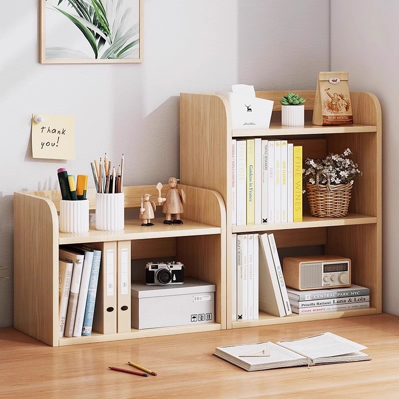 Estante de escritorio estante de almacenamiento armario de almacenamiento estante de escritorio estudiantil pequeño estante de escritorio multicapa simple