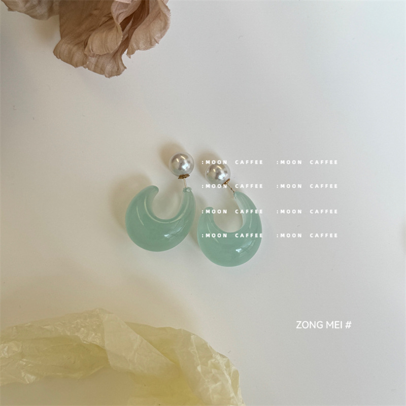 파란색 실버 바늘의 쌍