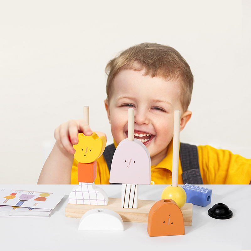 Personajes para niños, bloques de construcción de mosaico creativo, partículas grandes, apilados, bebés altos, imágenes, rompecabezas, educación temprana, juguetes intelectuales útiles