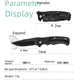 Folding Knife outdoor knife high hardness stainless steel non-slip camping knife portable outdoor knife folding knife