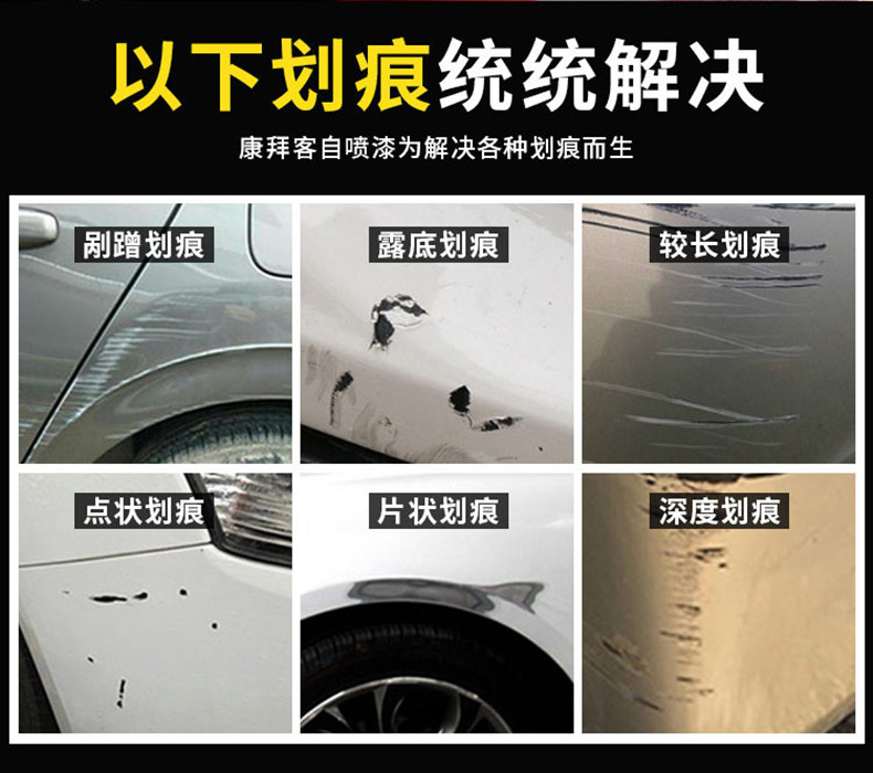 Suitable for Honda Accord Touch-Up Paint Pen, Black Car Scratch Repair Spray Paint, Original Factory Glossy Black