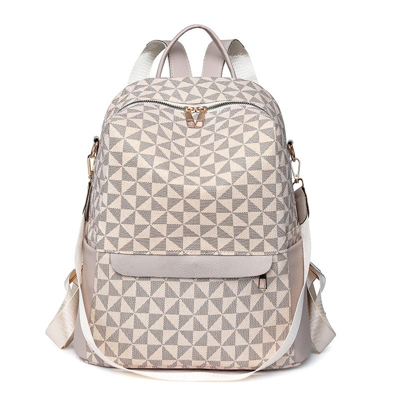 Mochila, bolso femenino, estilo explosivo transfronterizo, mochila antirrobo para mujer, bolso de viaje de moda de gran capacidad retro casual
